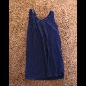 navy blue tank top
